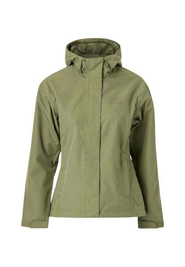 Helly Hansen - Regnjacka W Seven J Jacket - Grön