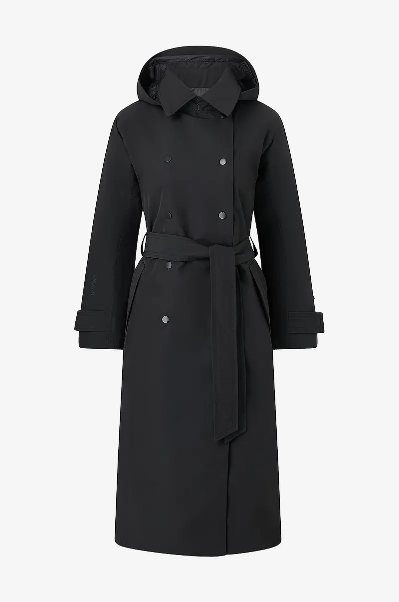 Helly Hansen - Trenchcoat W Avenue Ins Long - Svart
