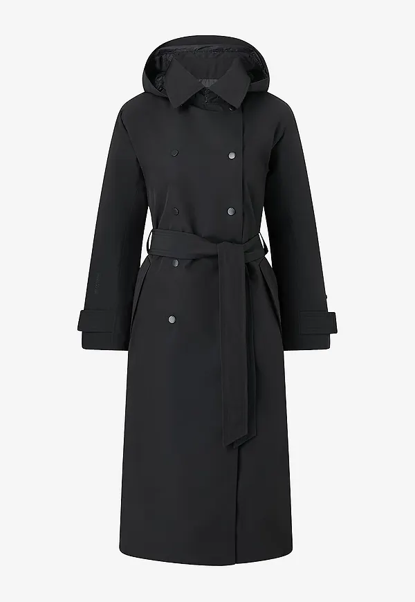 Helly Hansen - Trenchcoat W Avenue Ins Long - Svart