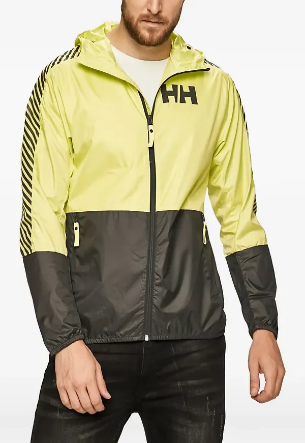 Helly Hansen vindjacka med huva - Gul
