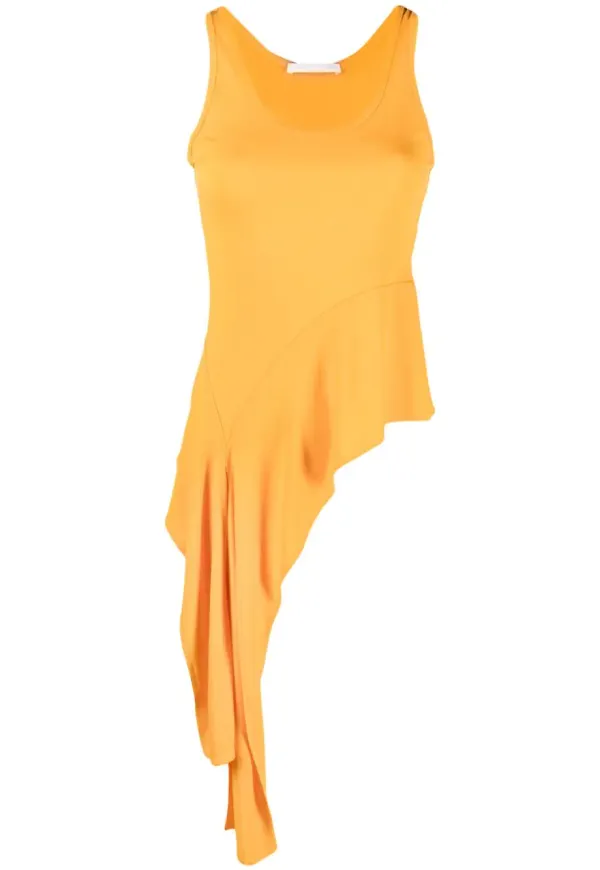 Helmut Lang asymmetriskt linne - Orange
