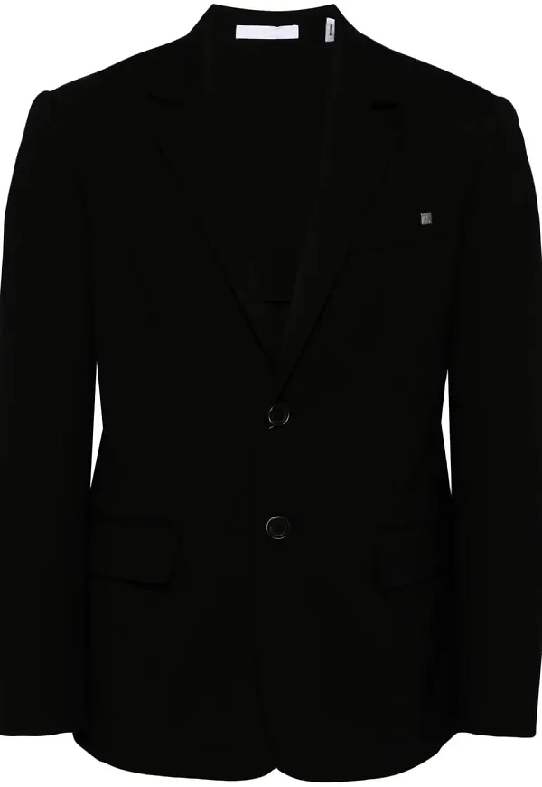Helmut Lang blazer med dragkedja - Svart