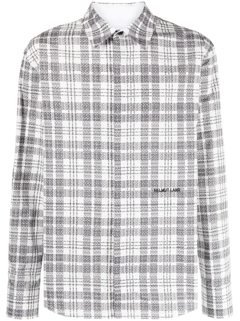 Helmut Lang skjorta med logotyp - Vit