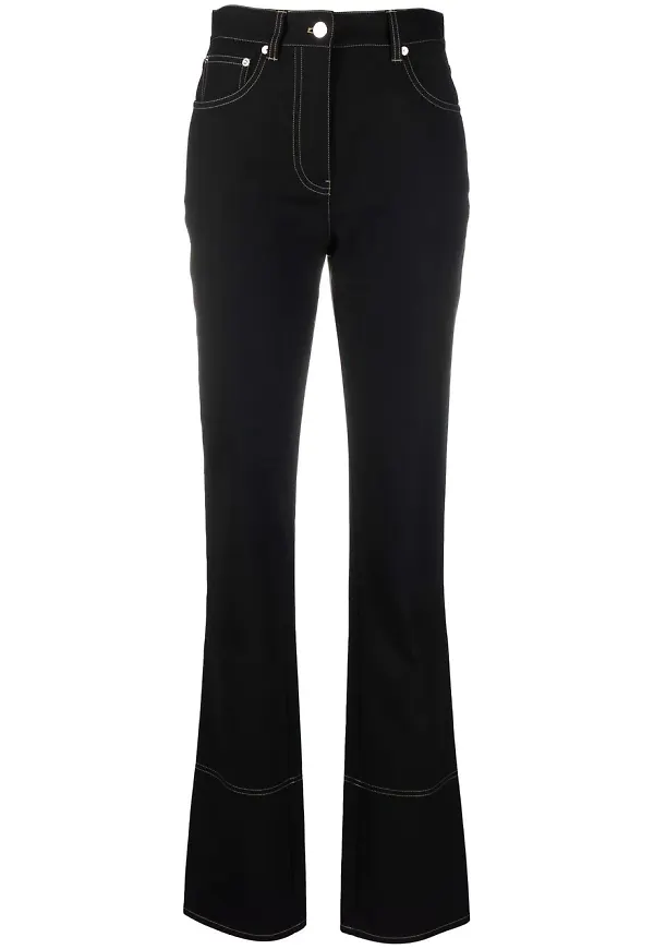 Helmut Lang straight-jeans - Svart