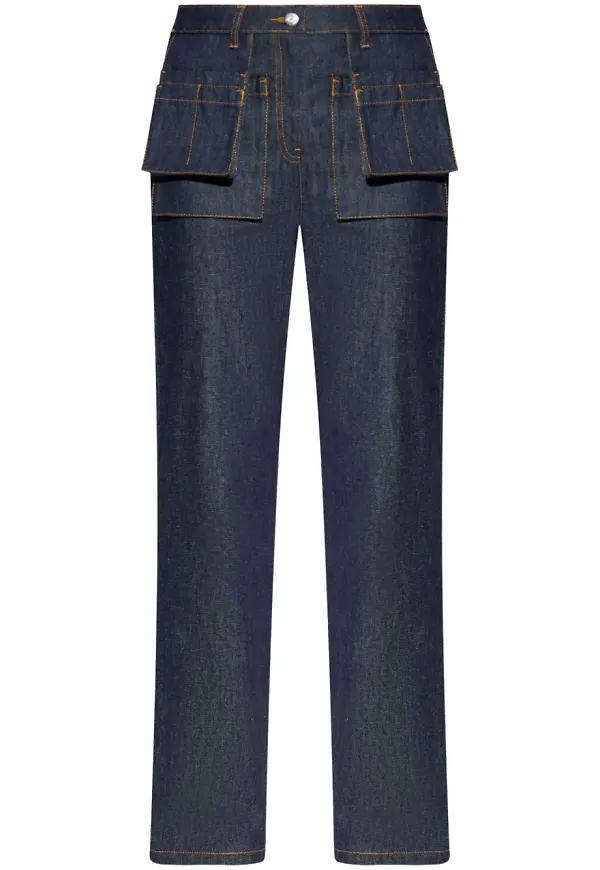Helmut Lang straight-jeans - Blå