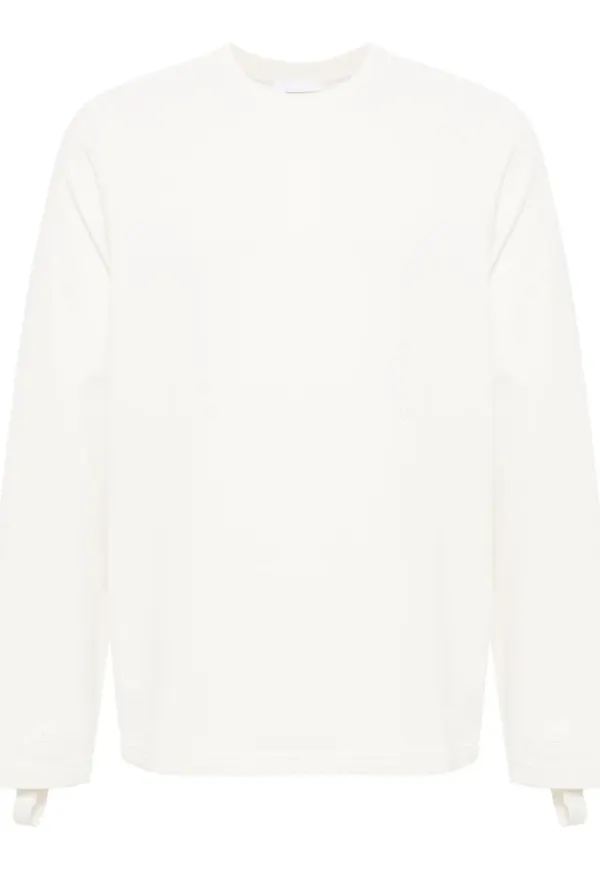 Helmut Lang tröja med rundad hals - Neutral