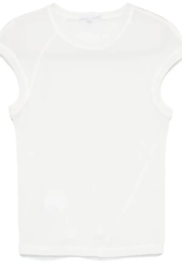 Helmut Lang tvinnad skir t-shirt - Vit
