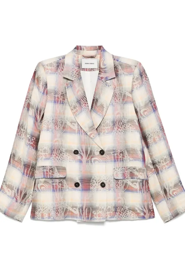 Henrik Vibskov blazer med motiv - Neutral