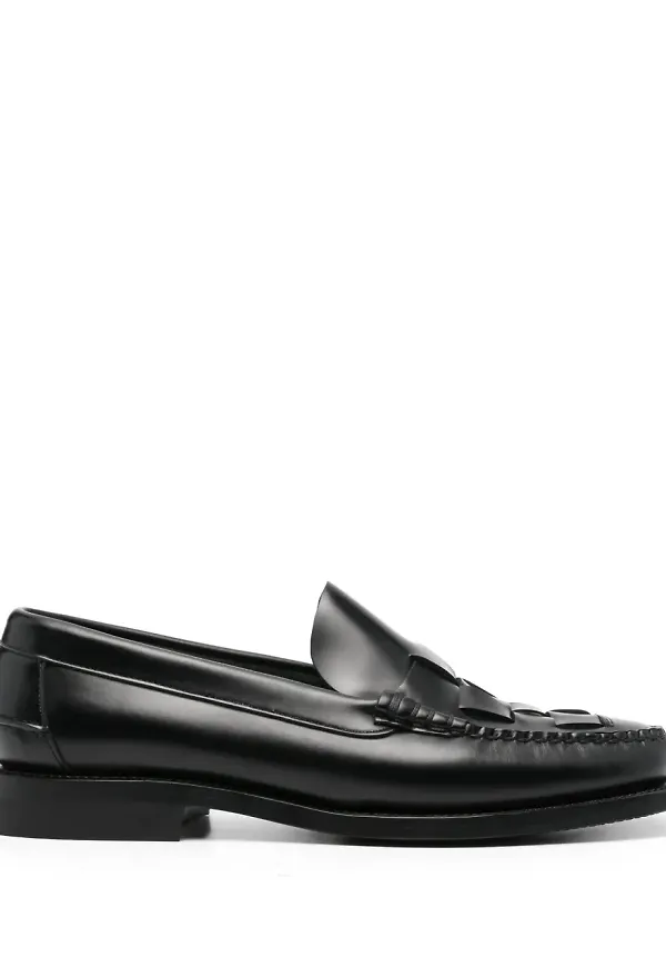 Hereu Nombela loafers med vävd design - Svart