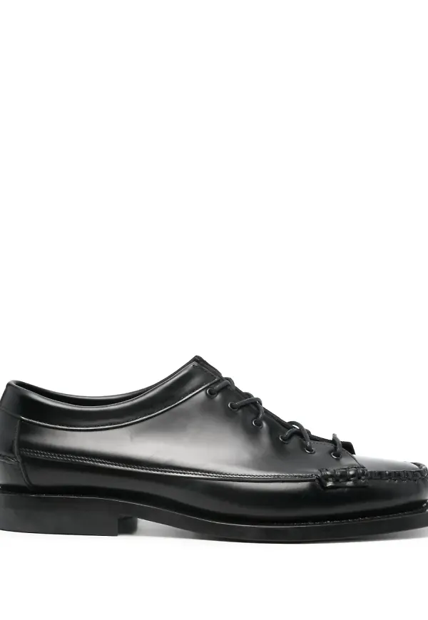 Hereu Priego fyrkantiga loafers - Svart