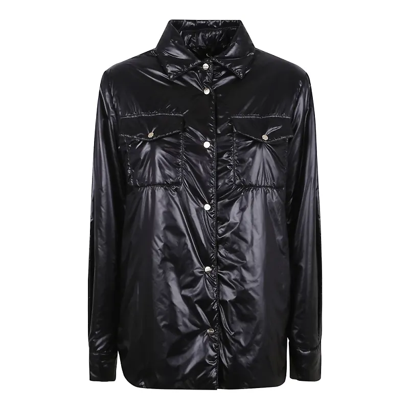 Herno, Jacka, Dam, M, Polyester, Svart jacka för kvinnor Stilfull