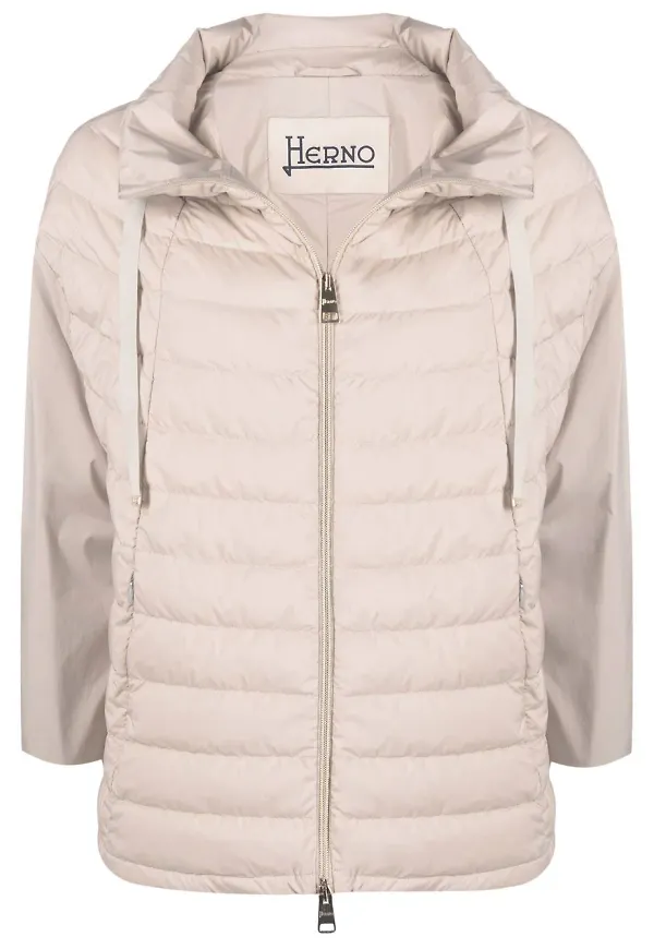 Herno bomberjacka med panel - Neutral