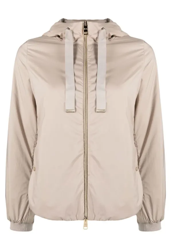 Herno Dragkedja Beige, Dam