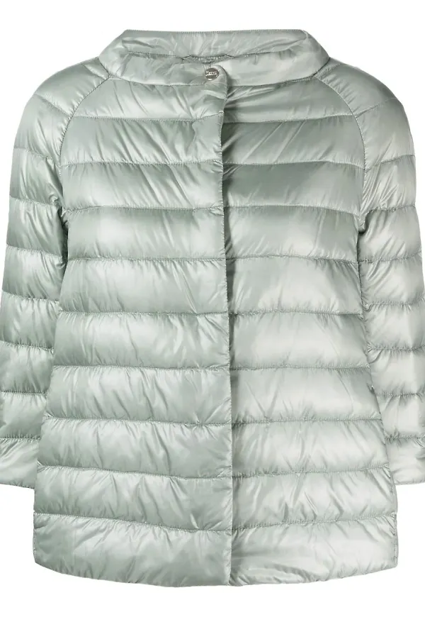 Herno Elsa quiltad puffjacka - Grå