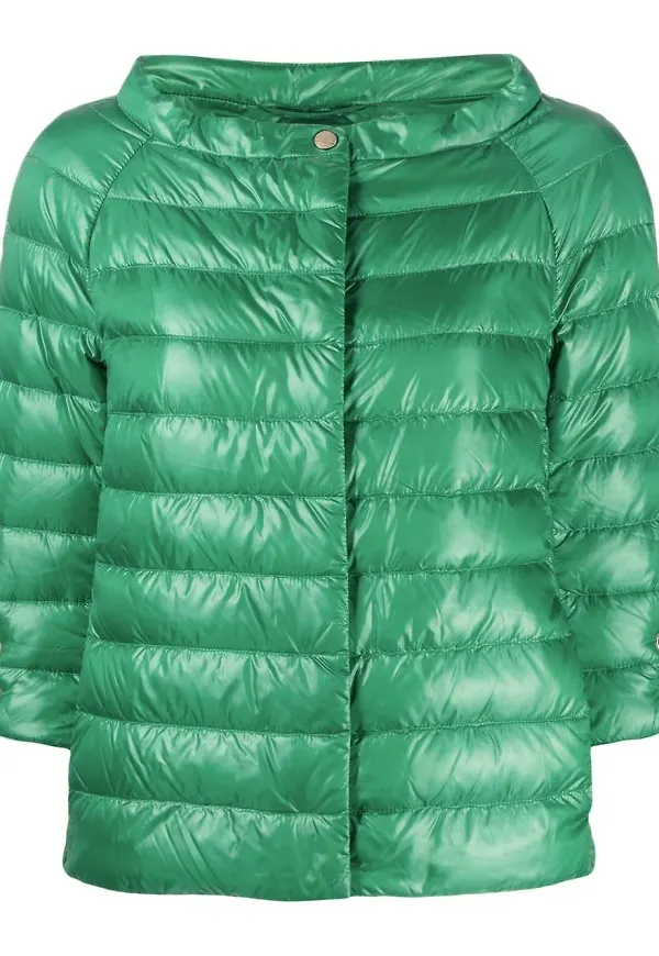 Herno Elsa quiltad puffjacka - Grön