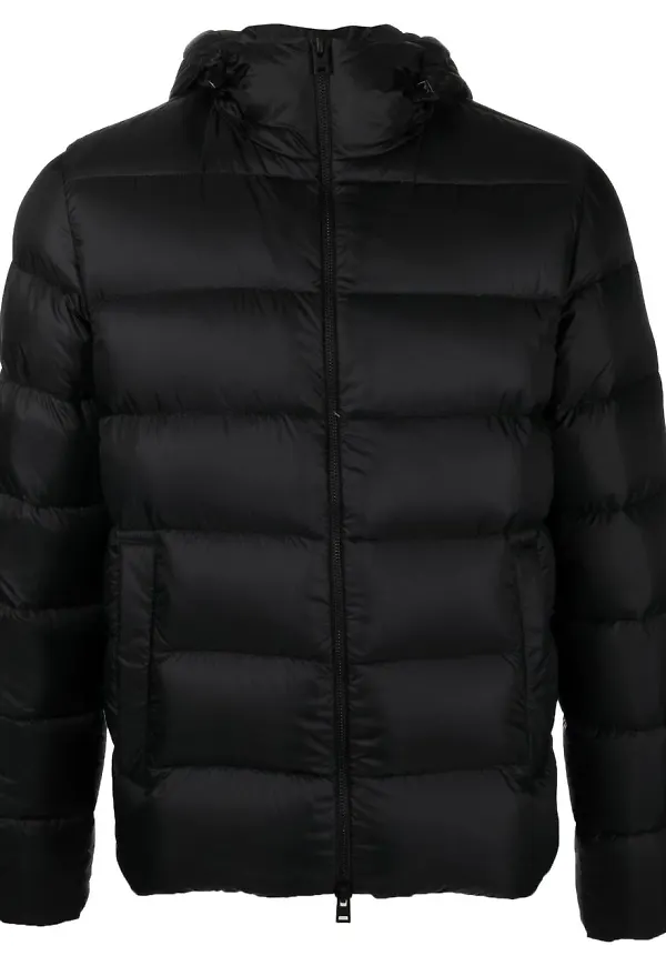 Herno Globe puffjacka med huva - Svart