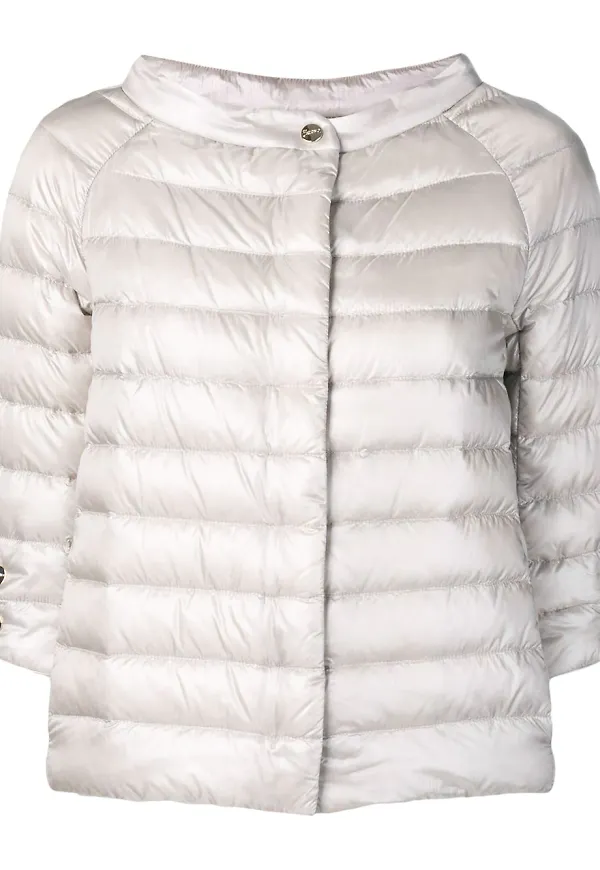 Herno kort fodrad jacka - Neutral