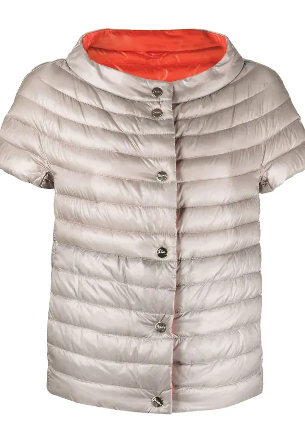 Herno kortärmad puffjacka - Neutral