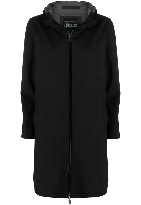 Herno medellång parkas - Svart