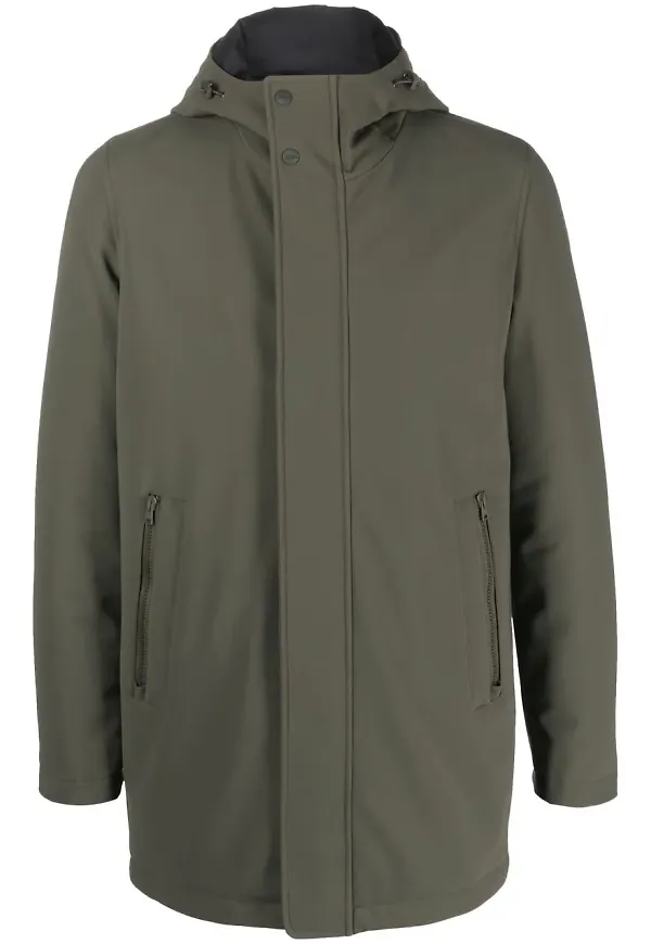 Herno Metropolitan parkas med huva - Grön