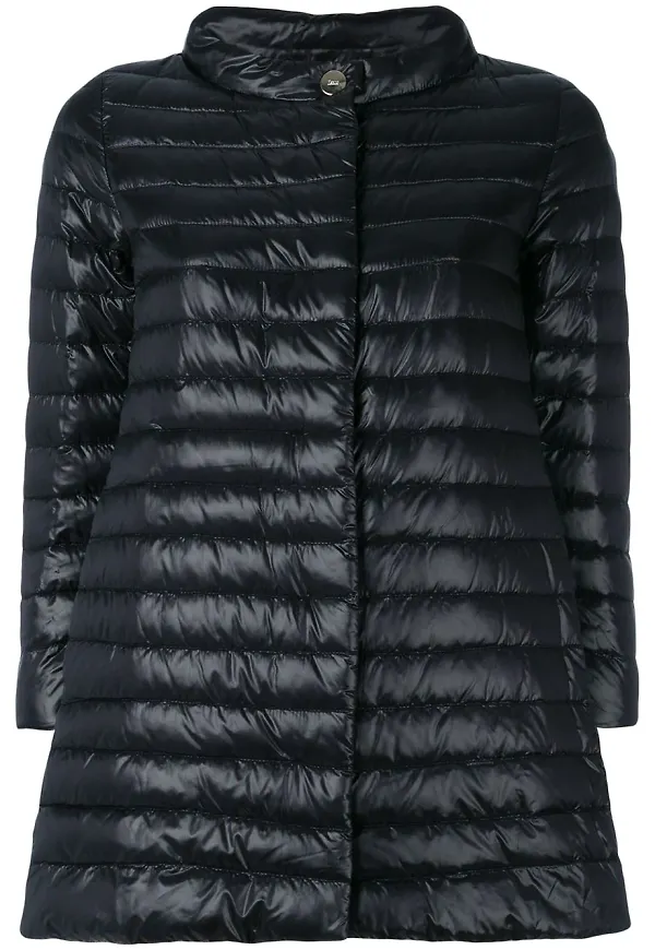 Herno midi padded coat - Svart