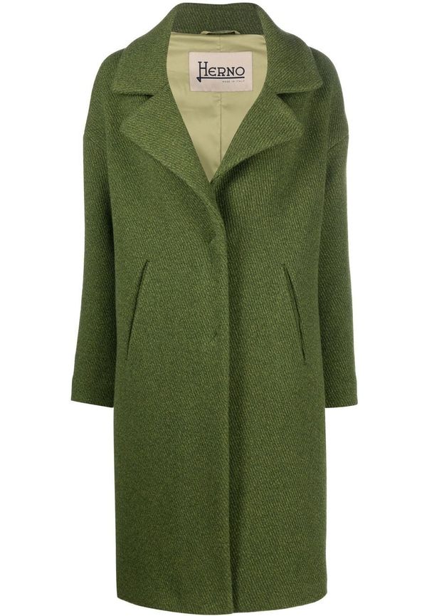 Herno oversize-kappa med breda slag - Grön