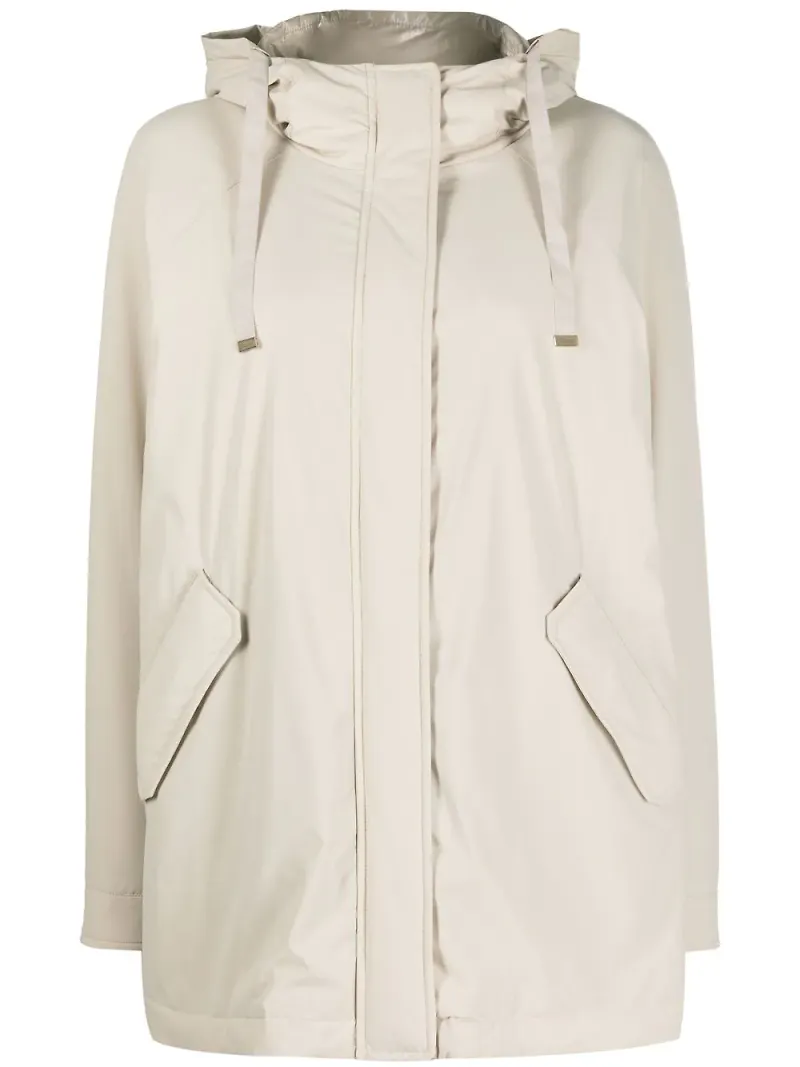 Herno parkas med huva - Neutral