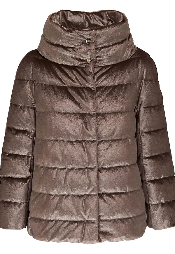 Herno quiltad dunparkas - Brun
