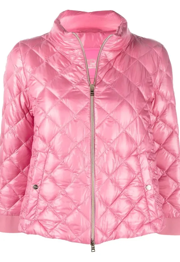 Herno quiltad vadderad jacka - Rosa