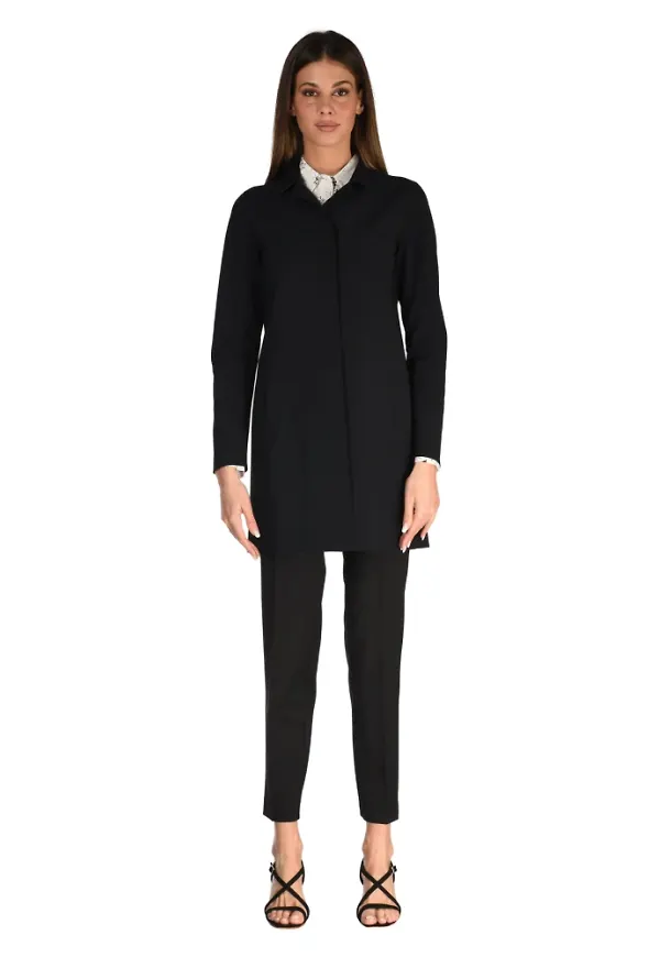 Herno Single-Breasted Coats Svart, Dam