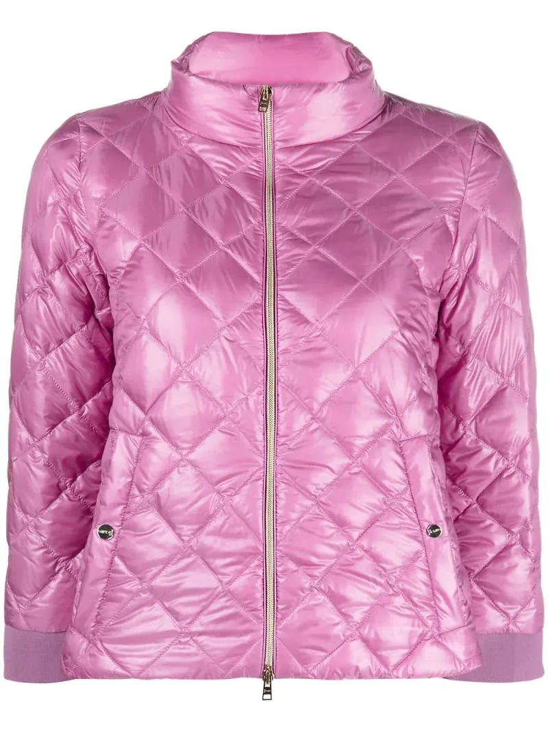 Herno Ultralight diamantquiltad dunjacka - Lila