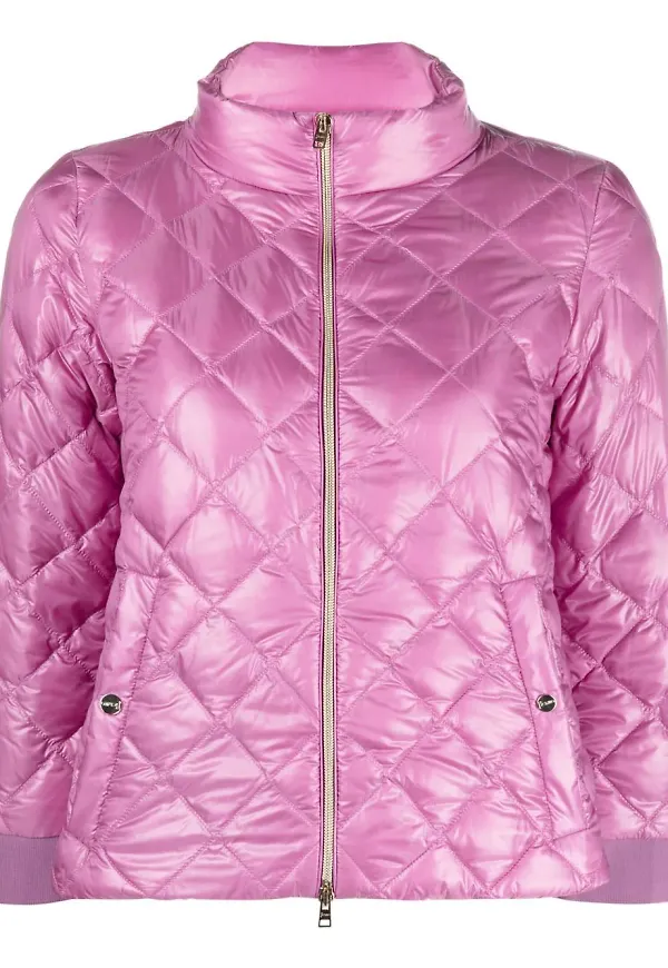 Herno Ultralight diamantquiltad dunjacka - Lila