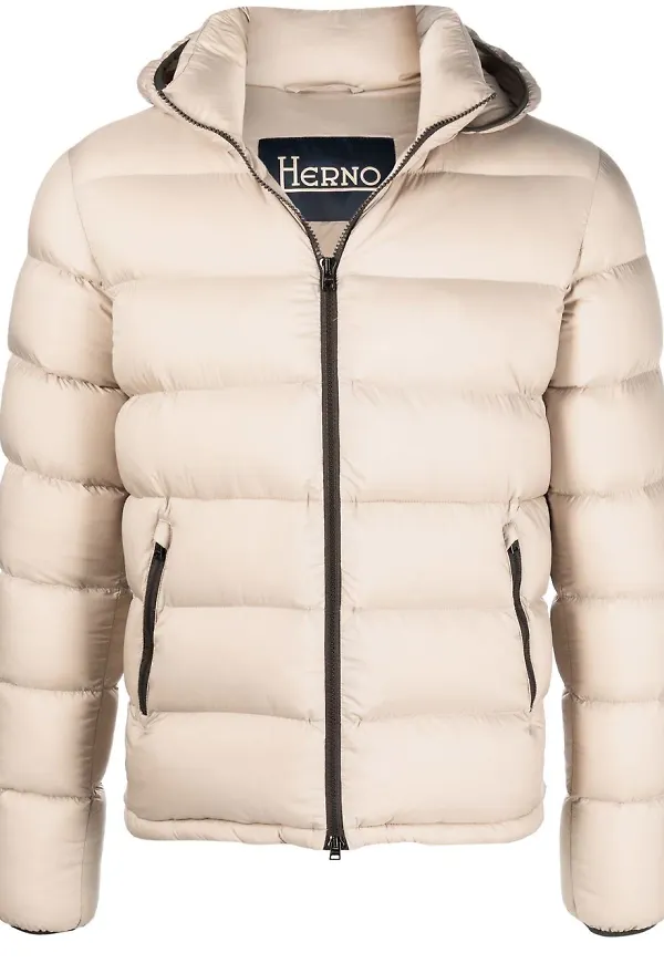 Herno vadderad quiltad rock - Neutral