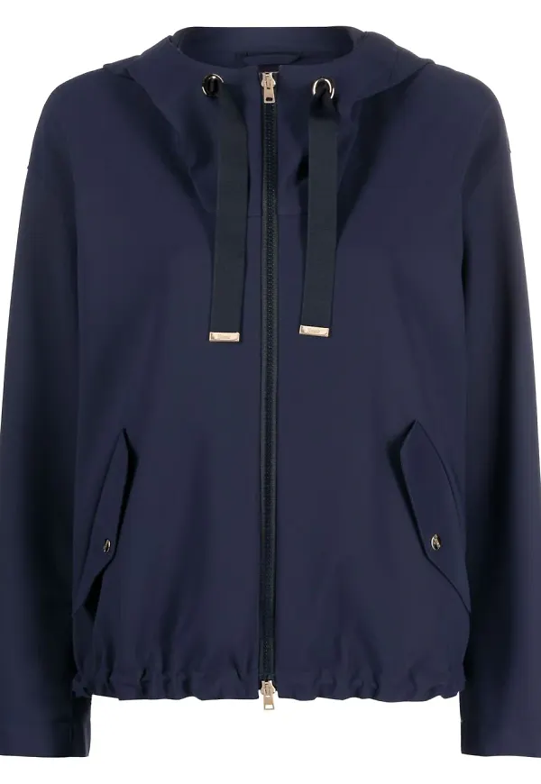 Herno zip-up hooded jacket - Blå