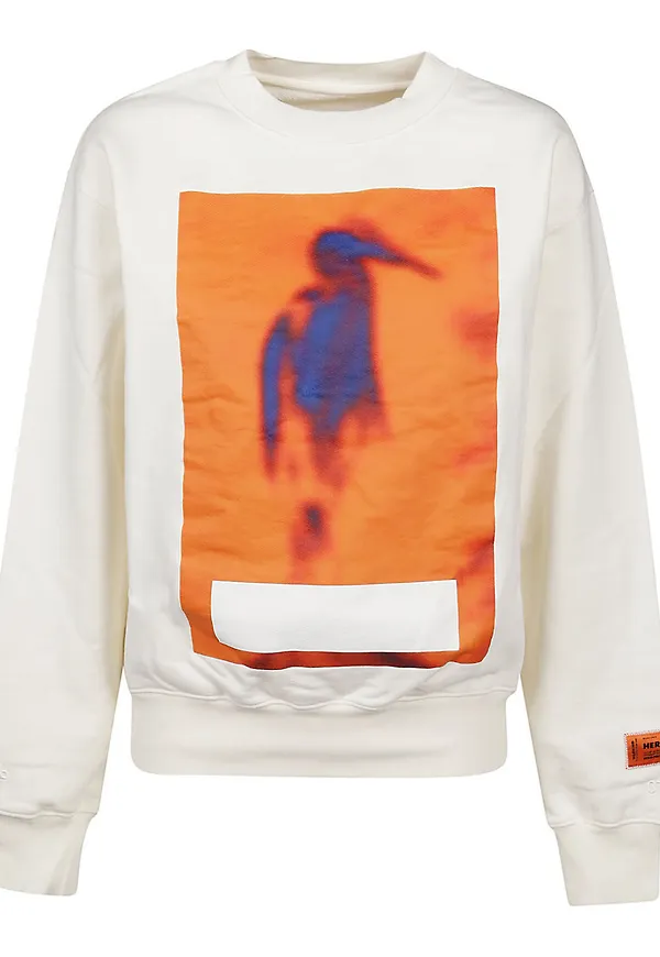 Heron Preston Hwba007F21Jer0050422 Sweatshirt Beige, Dam