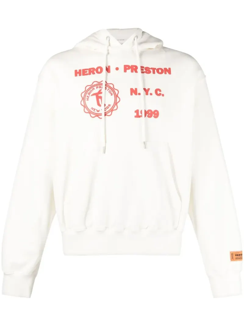 Heron Preston Medieval Heron hoodie - Vit