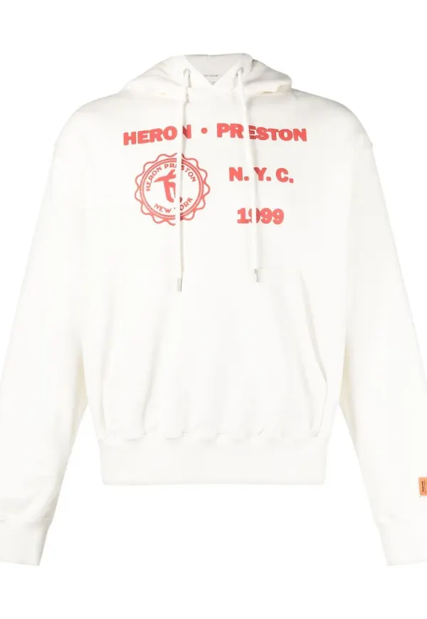 Heron Preston Medieval Heron hoodie - Vit