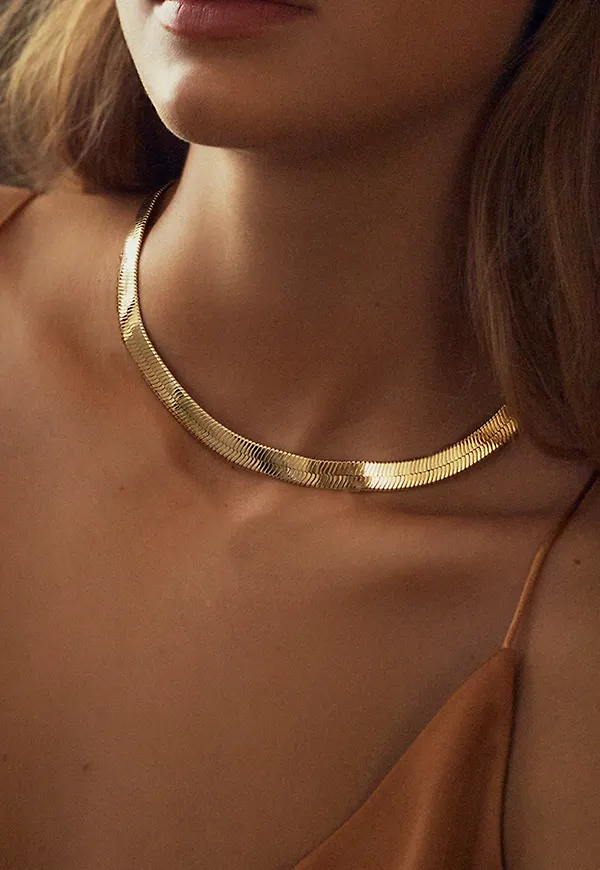 Herringbone neckl go