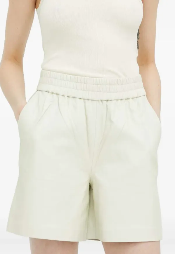 HERSKIND elastiska shorts - Gul