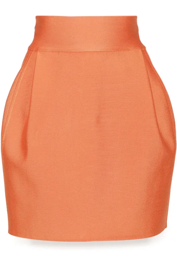 Herve L. Leroux minikjol med tulpaner - Orange