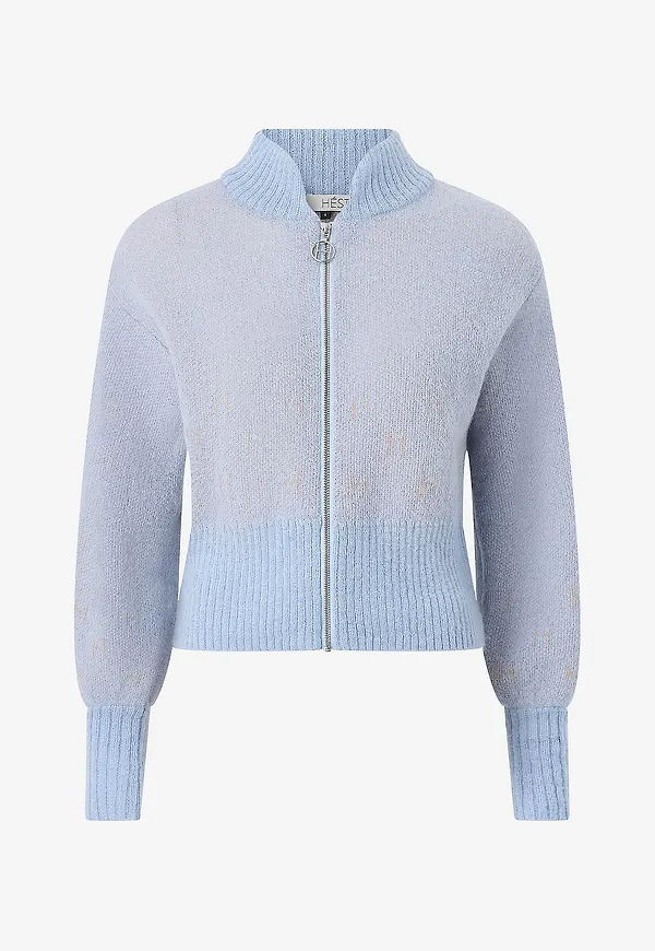 Hést - Cardigan Märtha Short Jacket - Blå