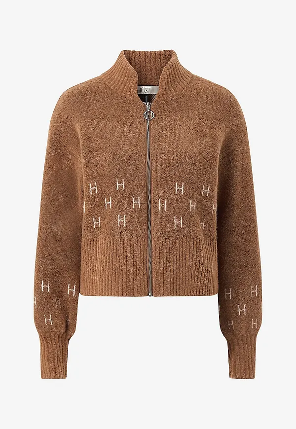 Hést - Cardigan Märtha Short Jacket - Brons
