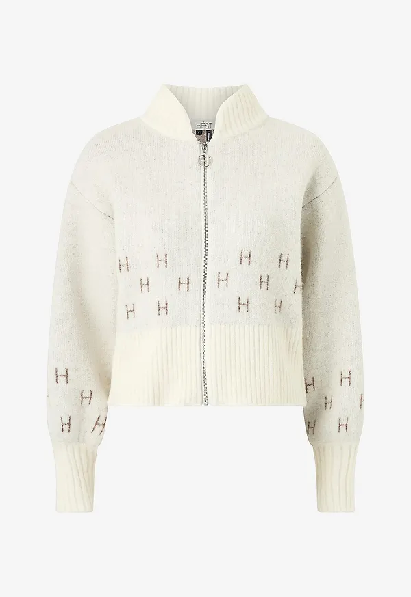 Hést - Cardigan Märtha - Vit