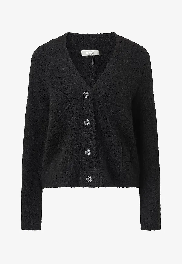 Hést - Cardigan Pernille Short Cardigan - Svart