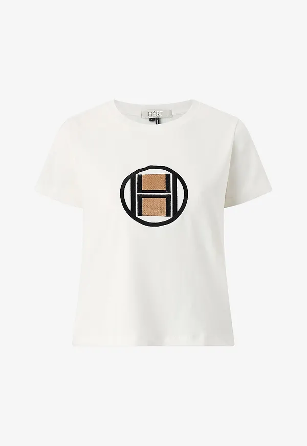 Hést - T-shirt Logo T-shirt - Vit