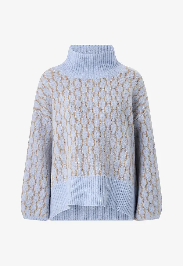 Hést - Tröja Fam New Pattern - Blå