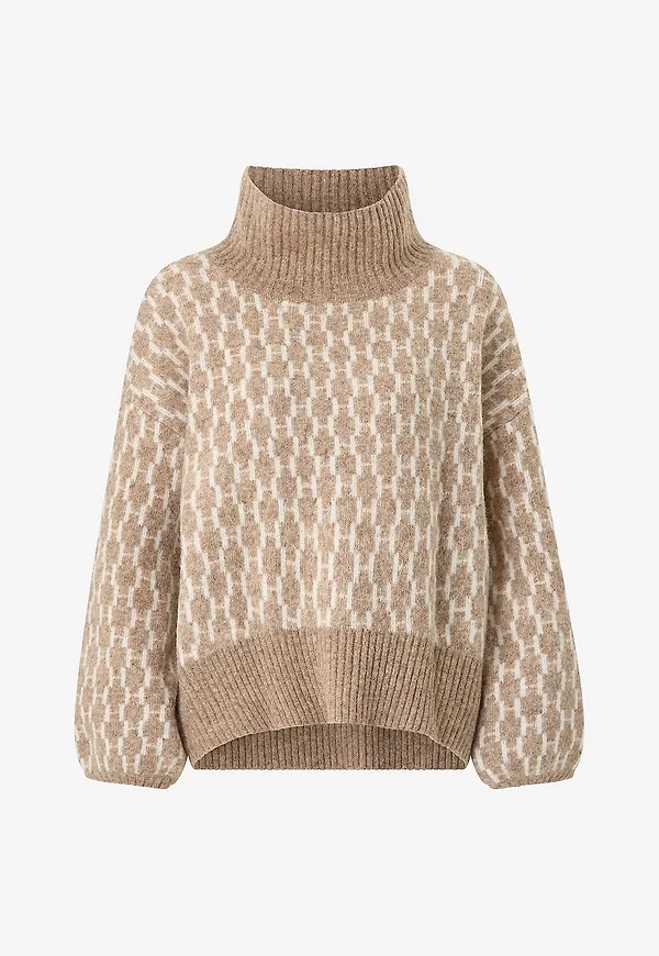 Hést - Tröja Fam New Pattern - Brun