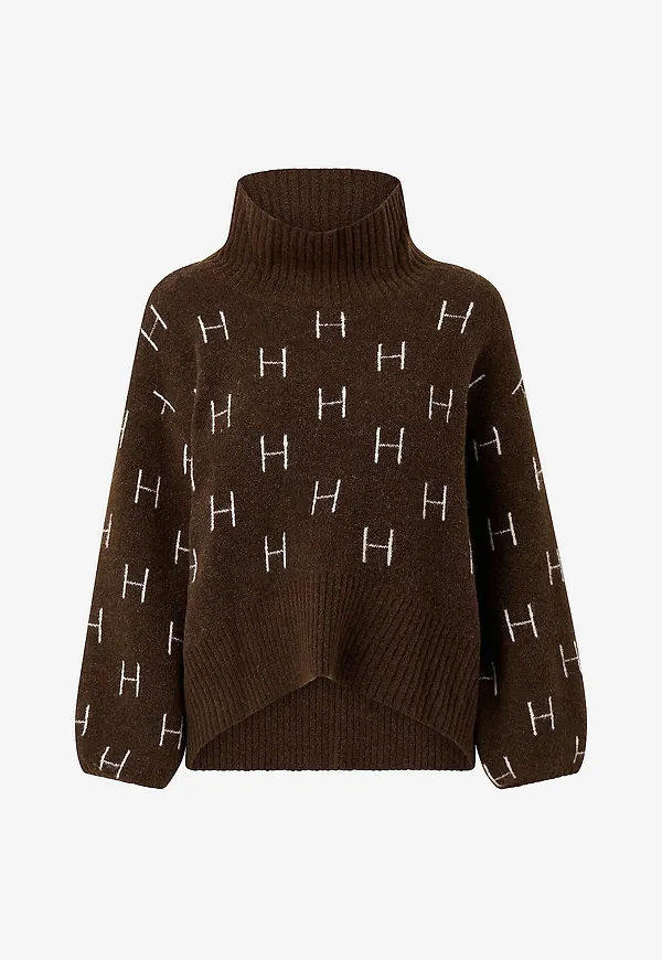 Hést - Tröja Fam Short - Brun