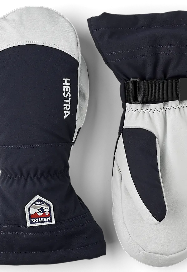 Hestra Army Leather Heli Ski Mitt Black