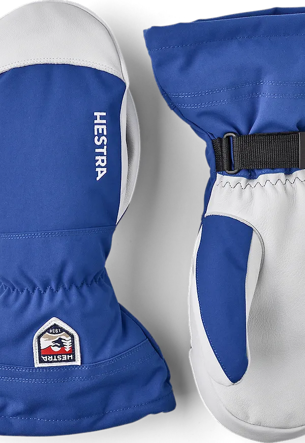 Hestra Army Leather Heli Ski Mitt Royal